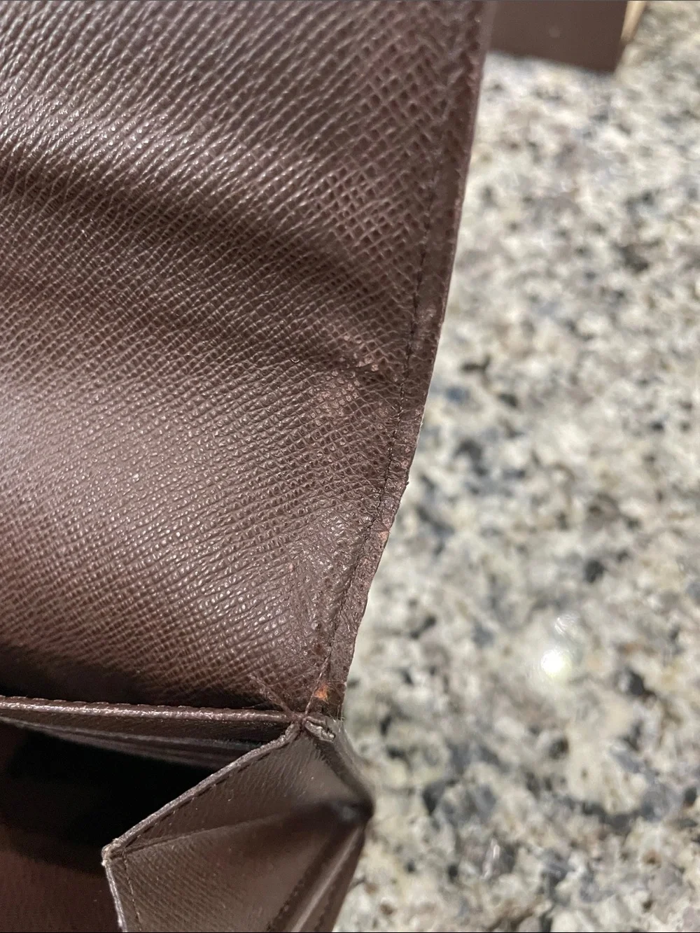 Louis Vuitton Sarah Wallet Damier Ebene